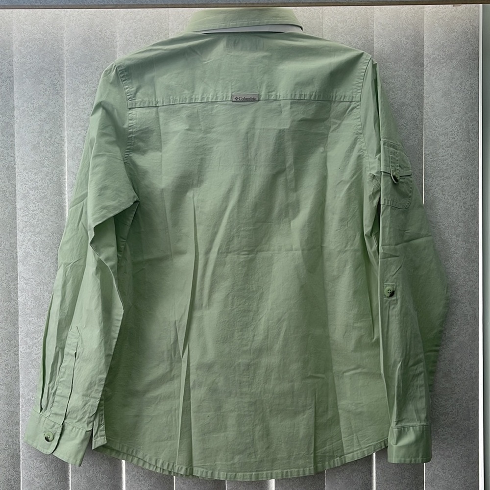 Columbia Womens Sun Goddess Long Sleeve Roll Up Shirt M - Picture 9 of 12